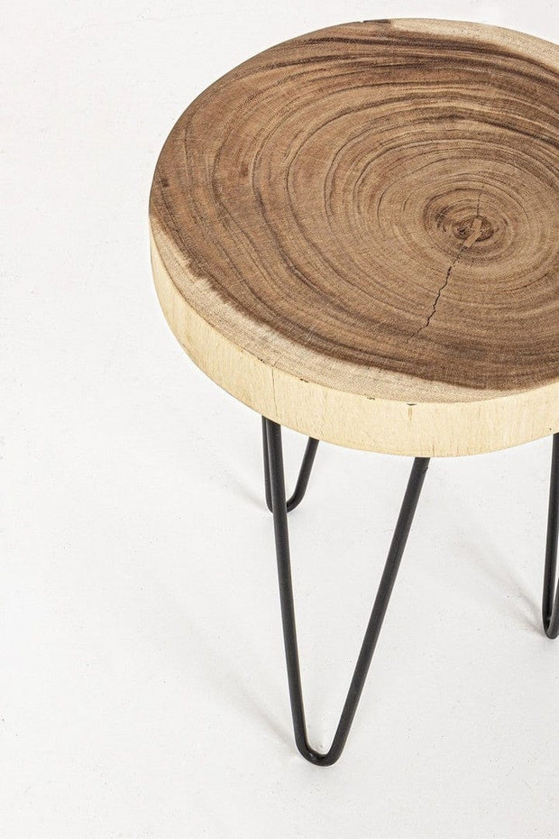 Bizzotto Tavolino da caffè Tuala Piccola Round Naturale