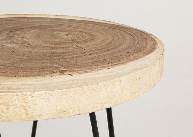 Bizzotto Tavolino da caffè Tuala Round Naturale