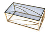 Halmar Tavolino da caffè Unite Rectangle Trasparente