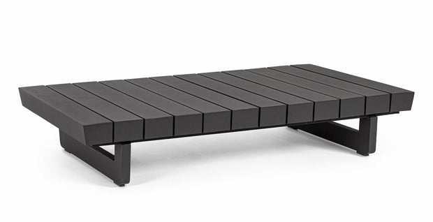 Bizzotto Tavolino da giardino Infinity Rectangle Antracite
