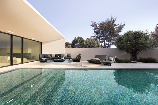 Bizzotto Tavolino da giardino Infinity Rectangle Antracite