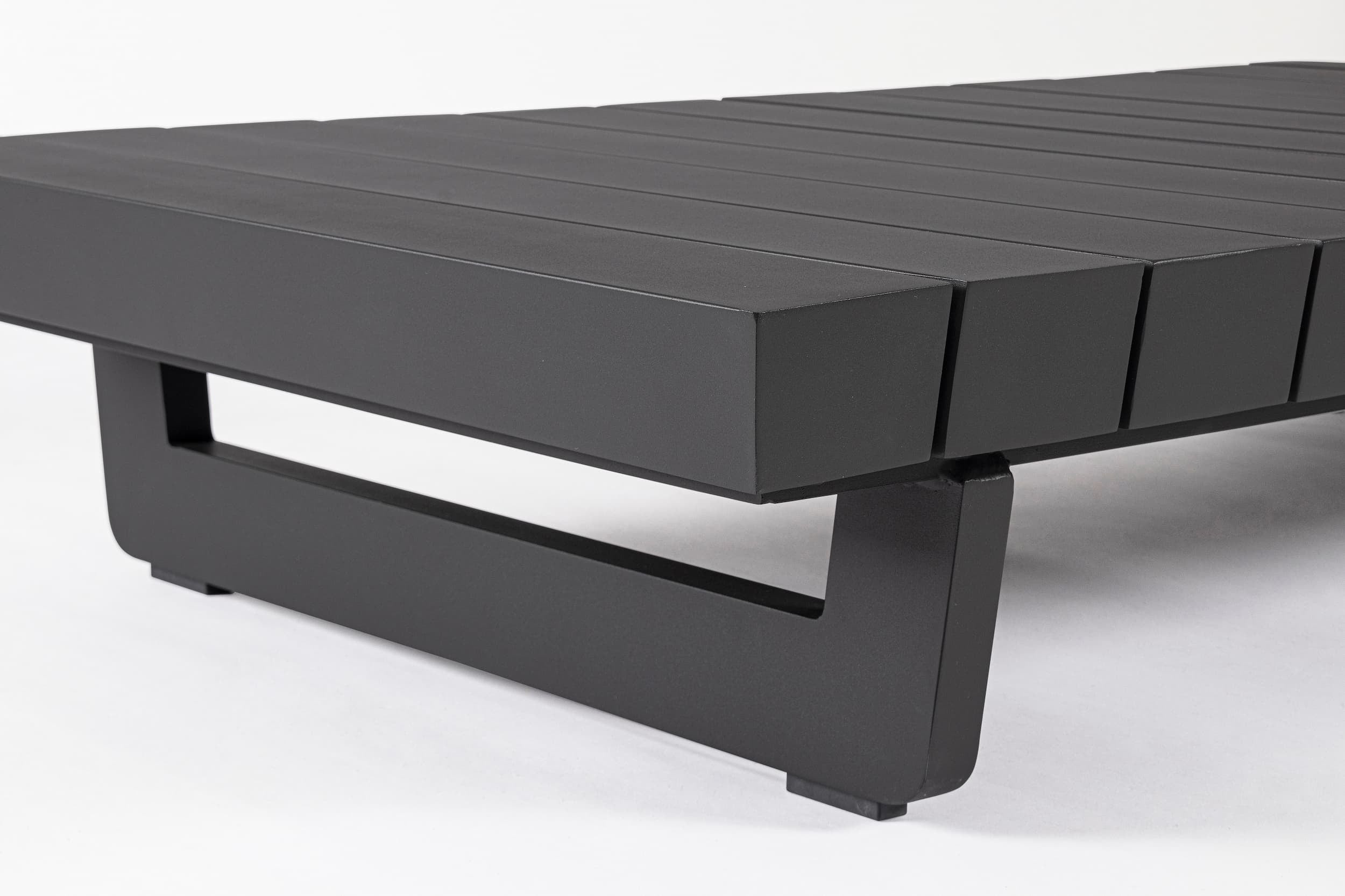 Bizzotto Tavolino da giardino Infinity Rectangle Antracite