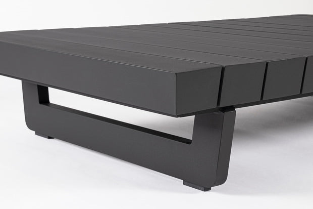 Bizzotto Tavolino da giardino Infinity Rectangle Antracite
