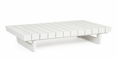 Bizzotto Tavolino da giardino Infinity Rectangle Bianco