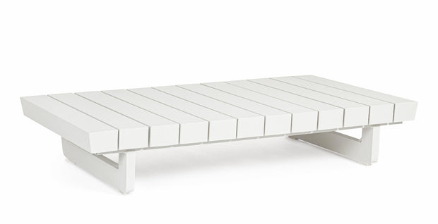 Bizzotto Tavolino da giardino Infinity Rectangle Bianco