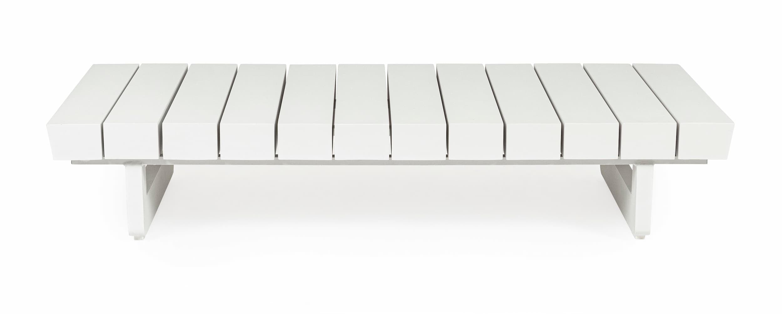 Bizzotto Tavolino da giardino Infinity Rectangle Bianco