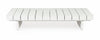 Bizzotto Tavolino da giardino Infinity Rectangle Bianco