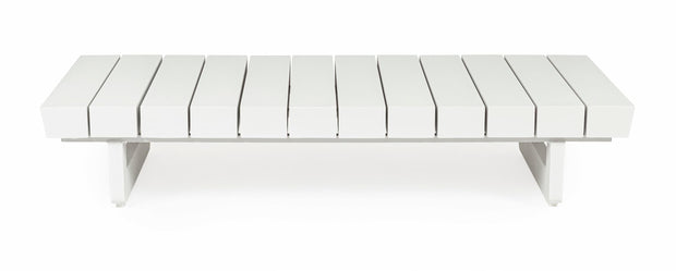 Bizzotto Tavolino da giardino Infinity Rectangle Bianco