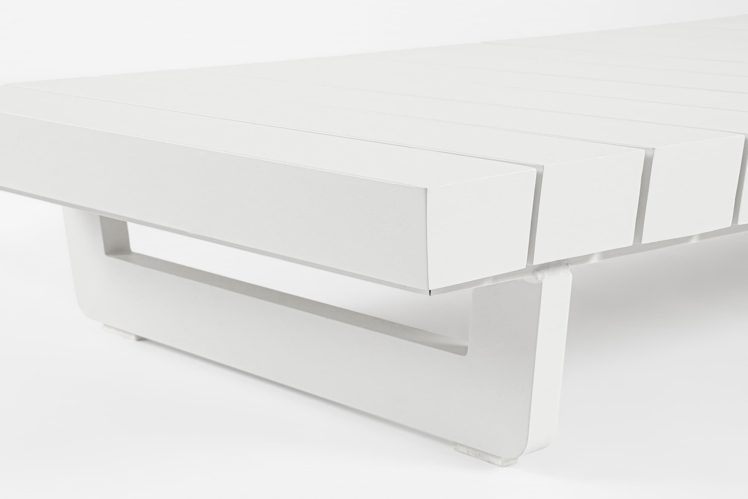 Bizzotto Tavolino da giardino Infinity Rectangle Bianco