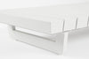 Bizzotto Tavolino da giardino Infinity Rectangle Bianco