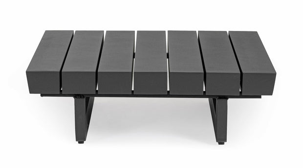 Bizzotto Tavolino da giardino Infinity Square Antracite