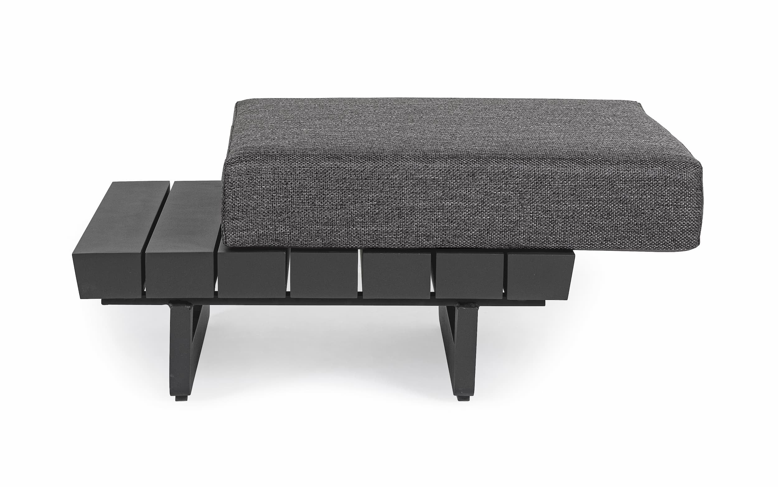 Bizzotto Tavolino da giardino Infinity Square Antracite
