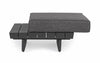 Bizzotto Tavolino da giardino Infinity Square Antracite