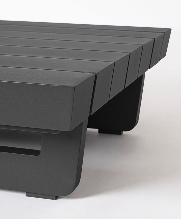 Bizzotto Tavolino da giardino Infinity Square Antracite