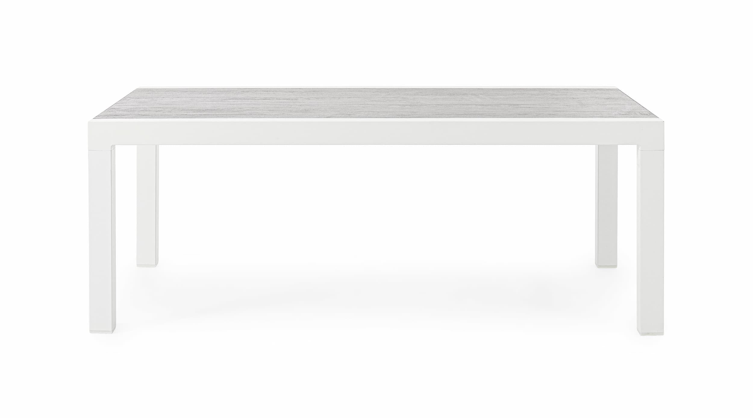 Bizzotto Tavolino da giardino Kledi Rectangle Bianco