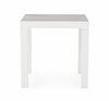 Bizzotto Tavolino da giardino Kledi Square Bianco