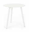 Bizzotto Tavolino da giardino Ridley Round Bianco