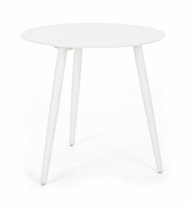 Bizzotto Tavolino da giardino Ridley Round Bianco