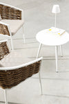 Bizzotto Tavolino da giardino Ridley Round Bianco