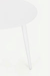 Bizzotto Tavolino da giardino Ridley Round Bianco
