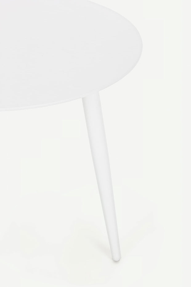 Bizzotto Tavolino da giardino Ridley Round Bianco