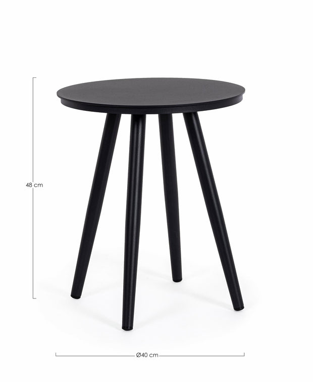 Bizzotto Tavolino da giardino Space Round Antracite