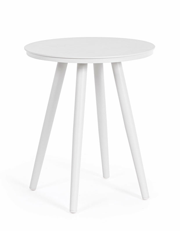 Bizzotto Tavolino da giardino Space Round Bianco
