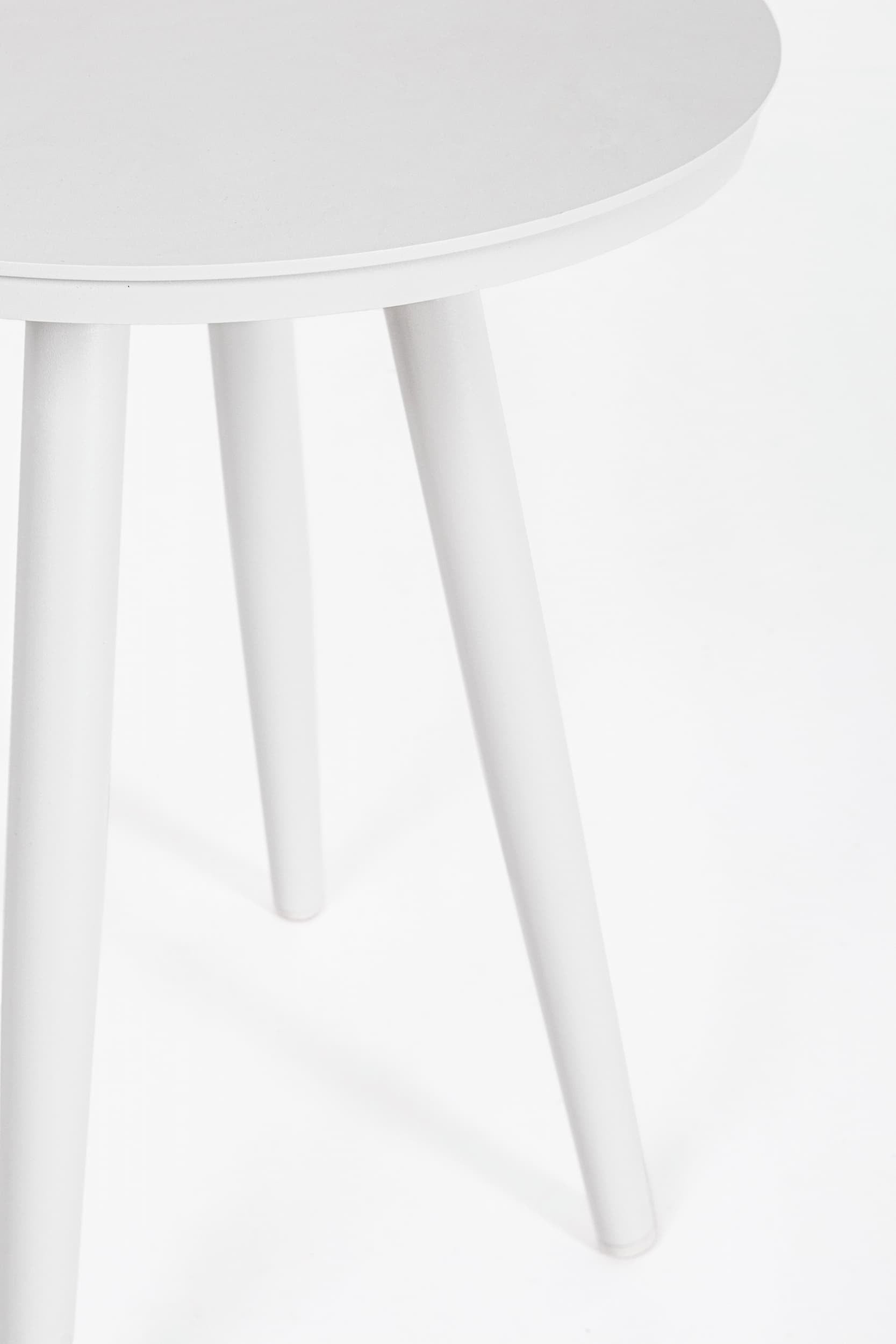 Bizzotto Tavolino da giardino Space Round Bianco