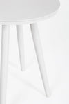 Bizzotto Tavolino da giardino Space Round Bianco