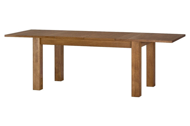 Tavolo allungabile in legno e impiallacciato, Velvet 40 Rustic Oak, L160-250xl90xH78 cm (4)