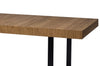 Tavolo allungabile in legno, impiallacciato e metallo Mosaic 40 Oak / Black, L160-220xl90xH78 cm (7)