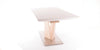 Signal Tavolo allungabile in MDF e metallo, Alric White / Oak Sonoma, L160-220xl90xH75 cm