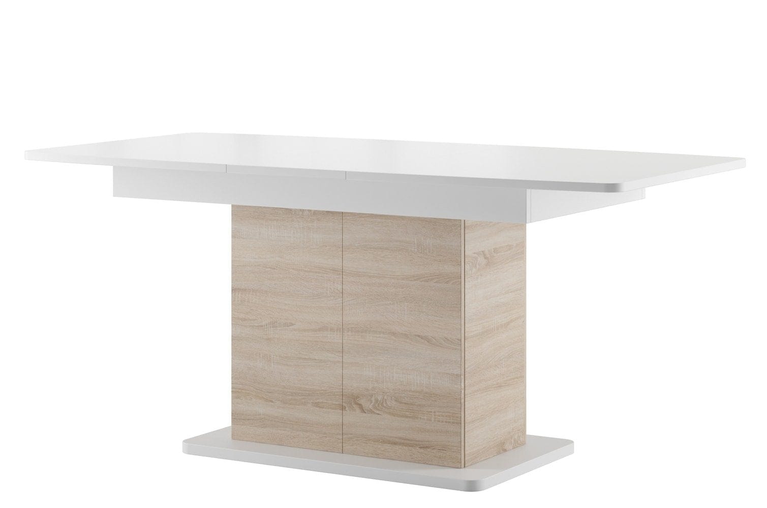 Tavolo allungabile Star 03 Bianco / Rovere Sonoma, L140-210xl85xH77 cm (2)