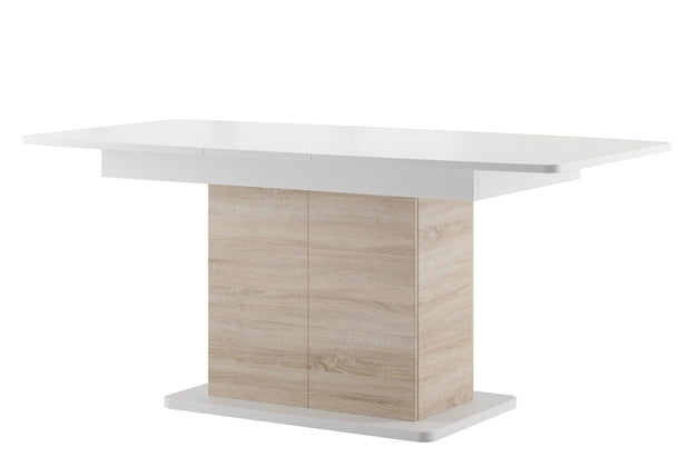 Tavolo allungabile Star 03 Bianco / Rovere Sonoma, L140-210xl85xH77 cm (2)