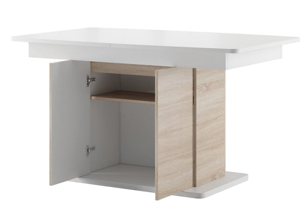 Tavolo allungabile Star 03 Bianco / Rovere Sonoma, L140-210xl85xH77 cm (6)