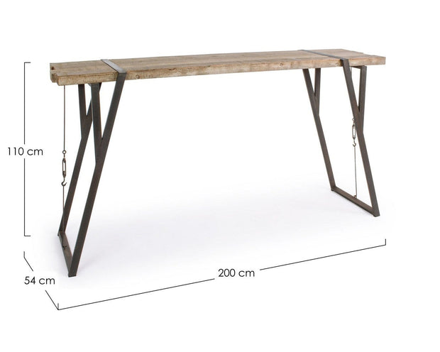 Bizzotto Tavolo da Bar Blocks Naturale