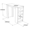 Tavolo da Bar Style ST1-GW Grigio (4)