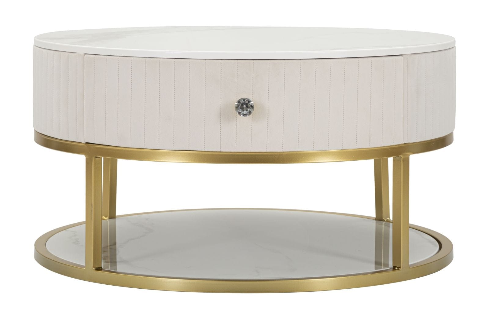 Tavolo Da Caffe Montpellier Crema cm Ø 75x36