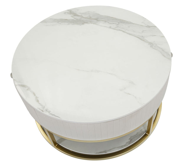 Tavolo Da Caffe Montpellier Crema cm Ø 75x36 (4)