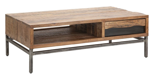 Tavolo Da Caffe Yellowstone cm 118x70x40 (Legno Di Acacia Nilotica) (1)