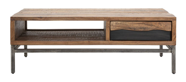 Tavolo Da Caffe Yellowstone cm 118x70x40 (Legno Di Acacia Nilotica) (2)