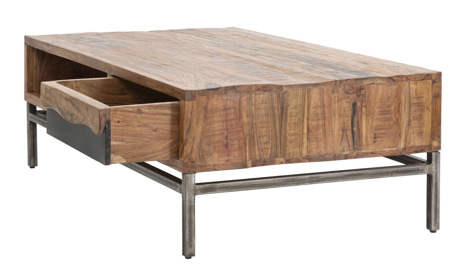 Tavolo Da Caffe Yellowstone cm 118x70x40 (Legno Di Acacia Nilotica) (3)