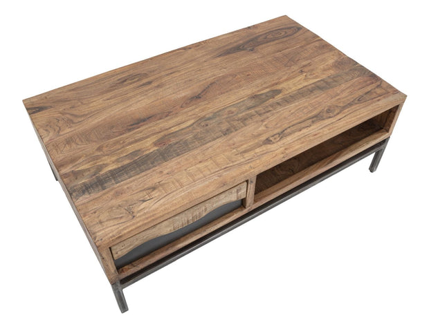 Tavolo Da Caffe Yellowstone cm 118x70x40 (Legno Di Acacia Nilotica) (4)