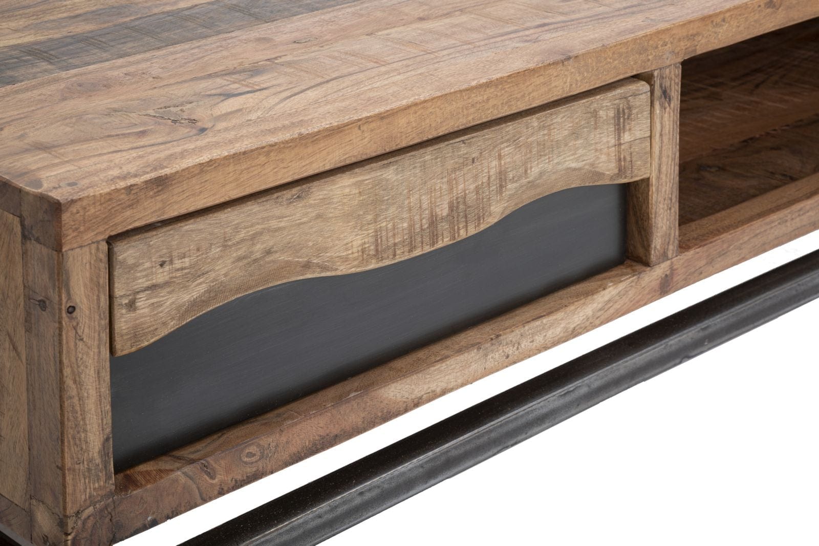 Tavolo Da Caffe Yellowstone cm 118x70x40 (Legno Di Acacia Nilotica) (5)