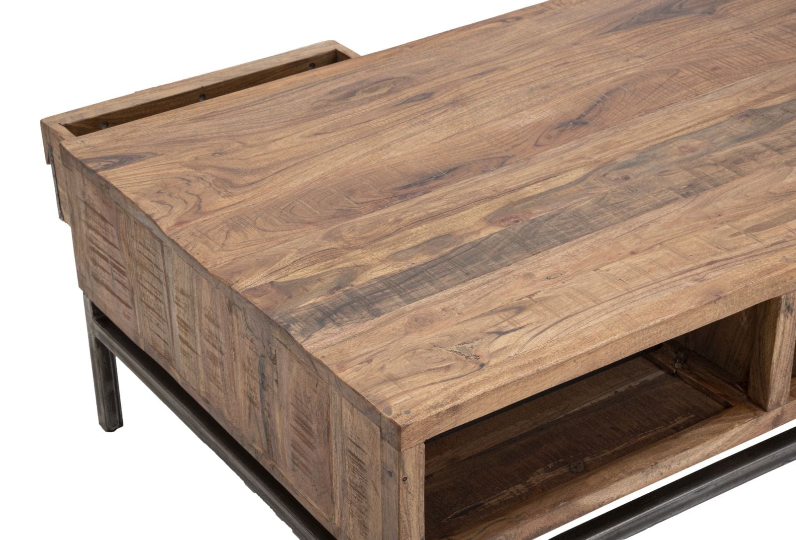 Tavolo Da Caffe Yellowstone cm 118x70x40 (Legno Di Acacia Nilotica) (6)