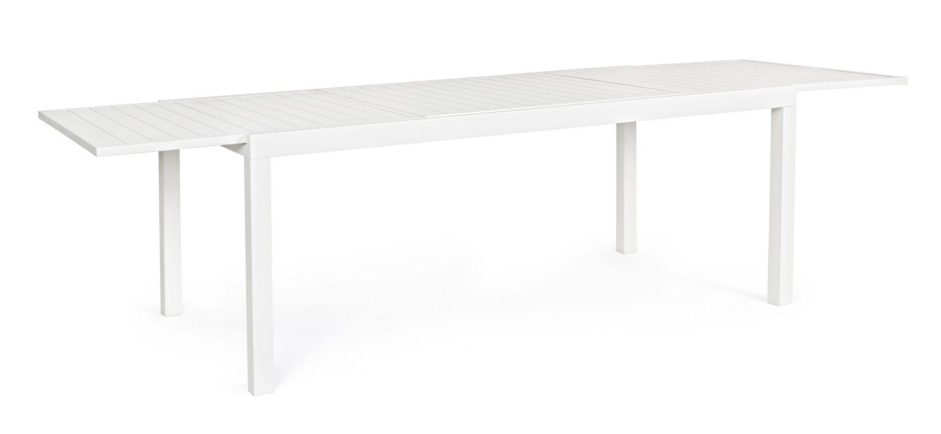 Bizzotto Tavolo da giardino estensibile Hilde Bianco