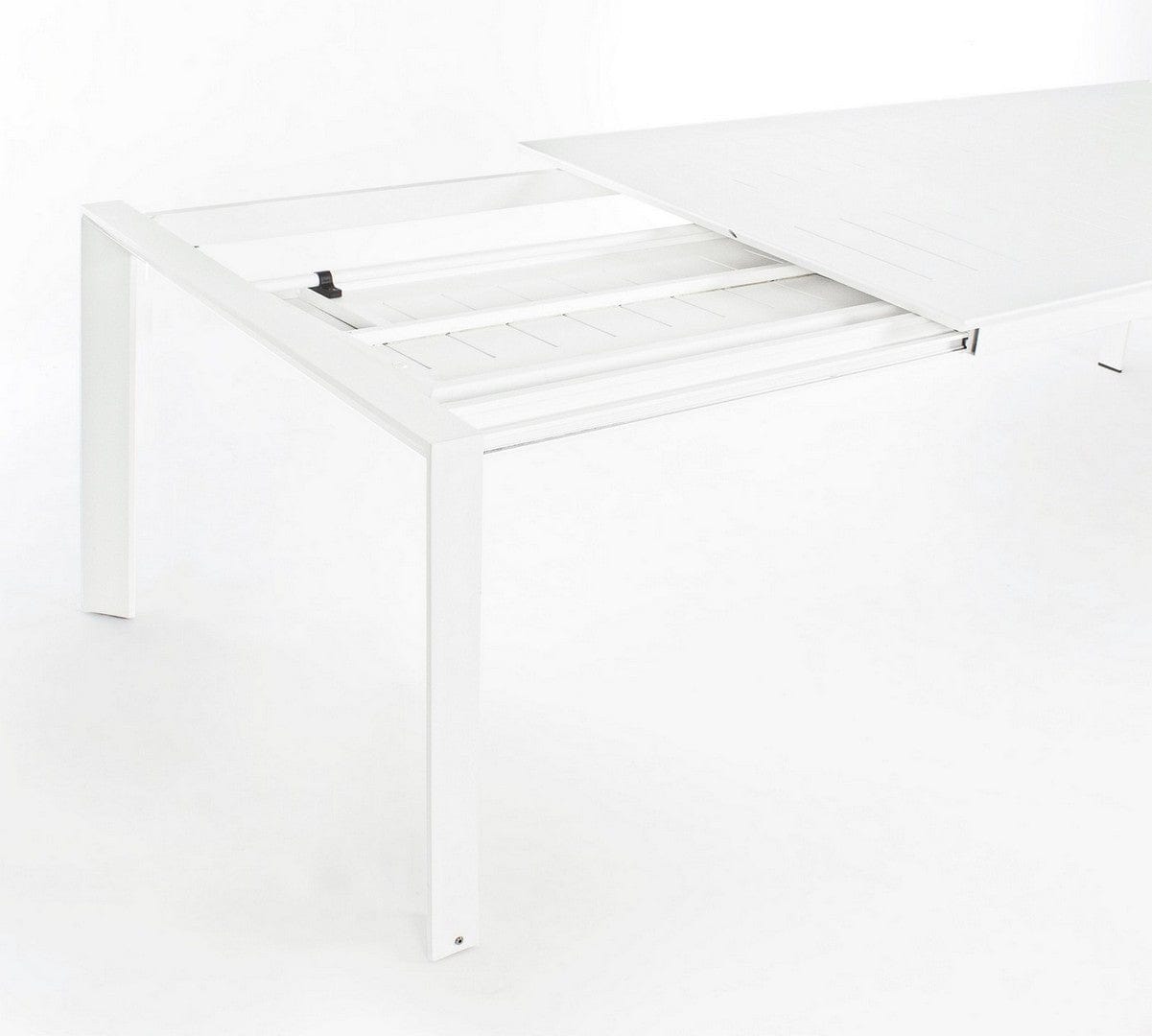 Bizzotto Tavolo da giardino estensibile Konnor Grande Bianco