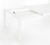 Bizzotto Tavolo da giardino estensibile Konnor Grande Bianco