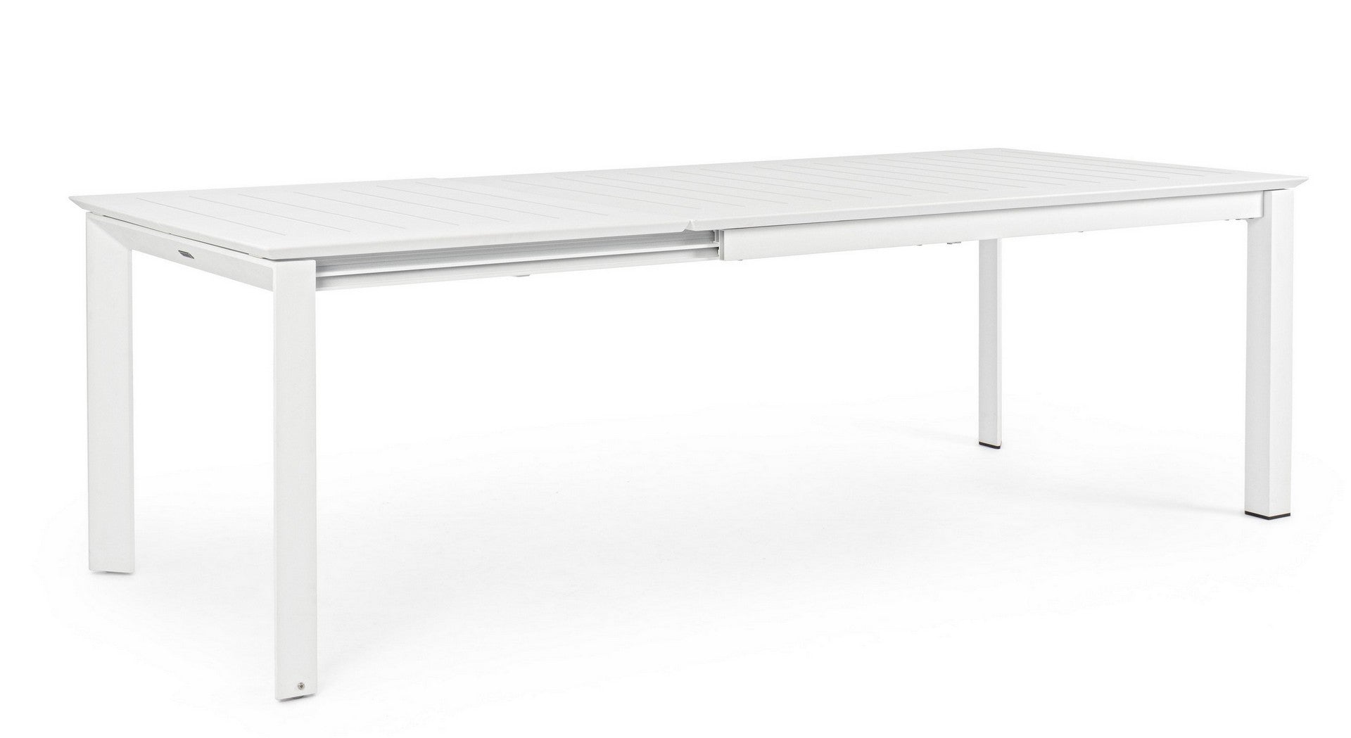 Bizzotto Tavolo da giardino estensibile Konnor Piccola Bianco
