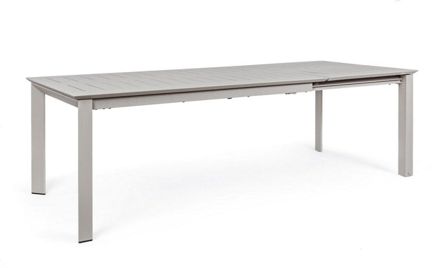 Bizzotto Tavolo da giardino estensibile Konnor Piccola Grigio